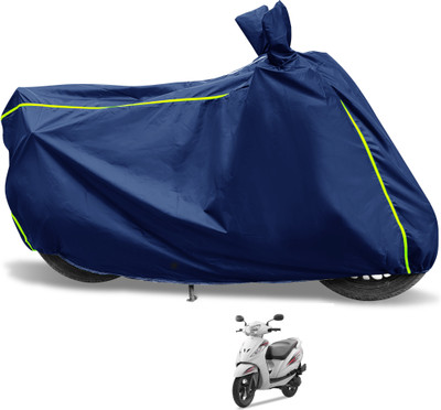 Euro Care Waterproof Two Wheeler Cover for TVS(Wego, Blue)