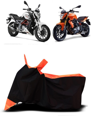 VESMEI Two Wheeler Cover for Benelli(TNT 300, Orange)