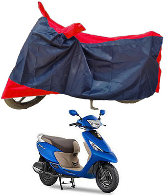 Furious3D Two Wheeler Cover for TVS(Scooty Zest, Red, Blue)