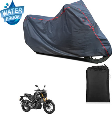 GOSHIV-car and bike accessories Waterproof Two Wheeler Cover for Yamaha(MT 15 New BS6, Grey)
