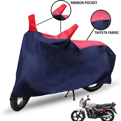 Mdstar Waterproof Two Wheeler Cover for TVS(Star City Plus, Red, Blue)