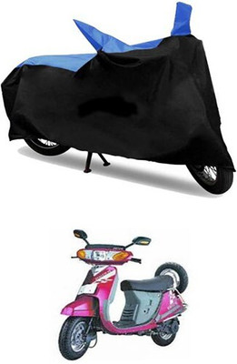Mdstar Waterproof Two Wheeler Cover for Kinetic(Nova, Blue, Black)