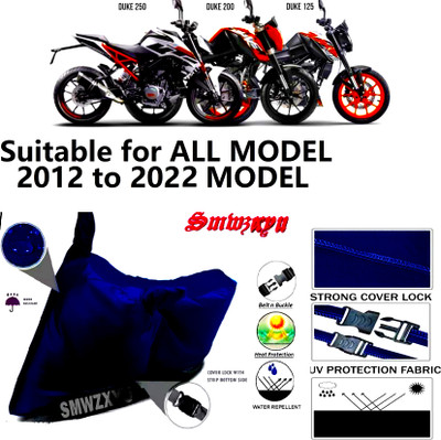 smwzxyu Waterproof Two Wheeler Cover for Yamaha(FZS 25, Blue)