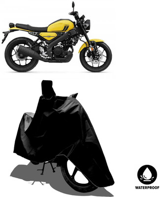 Amexride Waterproof Two Wheeler Cover for Yamaha(XSR155 BS6, Black)