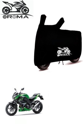 THE REAL ARV Waterproof Two Wheeler Cover for Kawasaki(Z400 BS6, Black)