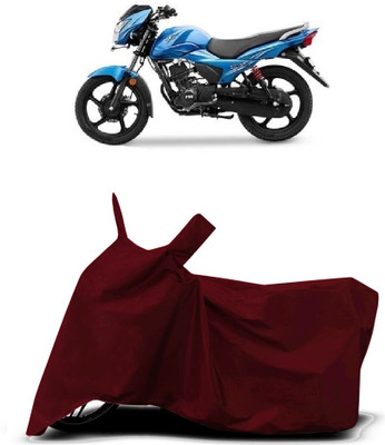 VESMEI Two Wheeler Cover for TVS(Victor New, Red)
