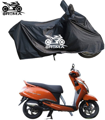 Oroma Two Wheeler Cover for TVS(Jupiter 125, Black)