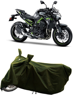 GROFATIK Two Wheeler Cover for Kawasaki(Z900RS BS6, Green)