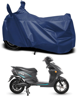 RABABLI Waterproof Two Wheeler Cover for Hero Electric(Electric Atria, Blue)