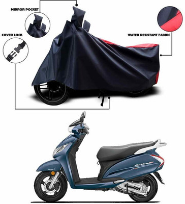 SEBONGO Waterproof Two Wheeler Cover for Honda(Activa 125, Red)