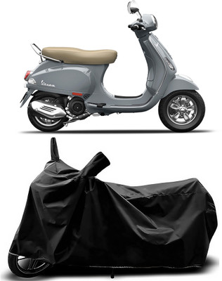BbcMart Waterproof Two Wheeler Cover for Vespa(ZX 125, Black)