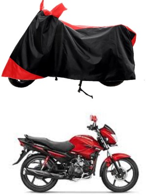 GROFATIK Two Wheeler Cover for Hero(Glamour FI, Red)