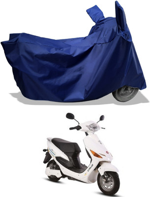 Amexride Two Wheeler Cover for Hero Electric(Electric Cruz BS6, Blue)