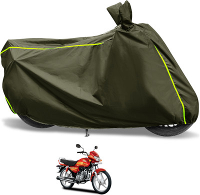Euro Care Waterproof Two Wheeler Cover for Hero(CD deluxe, Green)