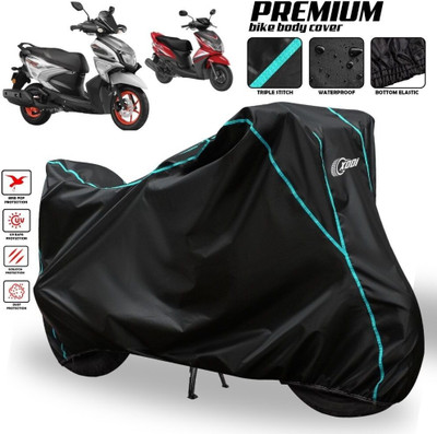 AutoGalaxy Two Wheeler Cover for Yamaha(Ray Z BS6, Black, Blue, Multicolor)
