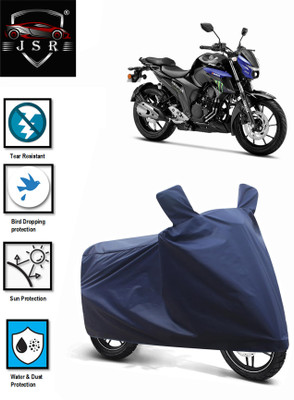 J S R Waterproof Two Wheeler Cover for Yamaha(FZ25, Blue)