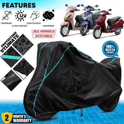 AUTOCAD Waterproof Two Wheeler Cover for Honda(Activa, Black, Blue)