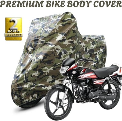 Aanvi Auto Waterproof Two Wheeler Cover for Hero(HF Deluxe BS6, Multicolor)