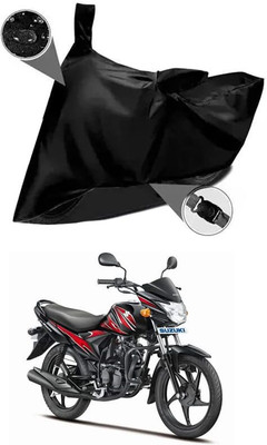 KEDIT Two Wheeler Cover for Suzuki(Hayate, Black)