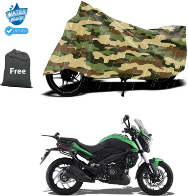 CODOKI Waterproof Two Wheeler Cover for Bajaj(Dominar 400 BS6, Yellow)