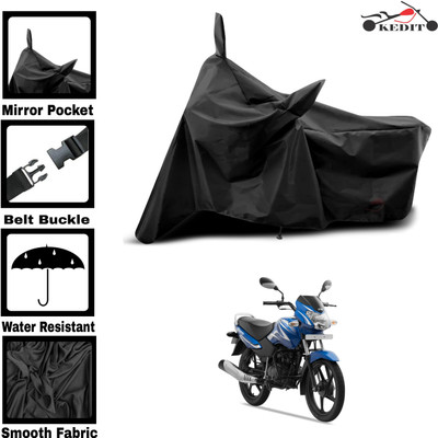 KEDIT Two Wheeler Cover for TVS(Star Sport, Black)