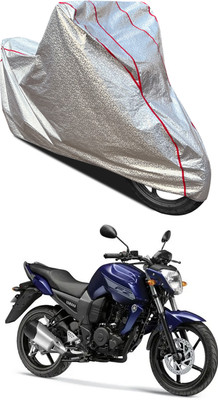 GOSHIV-car and bike accessories Waterproof Two Wheeler Cover for Yamaha(Silver)
