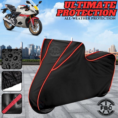 OliverX Waterproof Two Wheeler Cover for Yamaha(R15, Red)