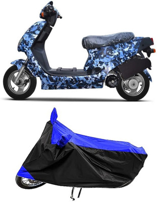 Mdstar Waterproof Two Wheeler Cover for Hero(Electric AXLHE-20 BS6, Blue)