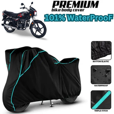 Shiv Kanha Waterproof Two Wheeler Cover for Hero(Splendor I Smart, Black)