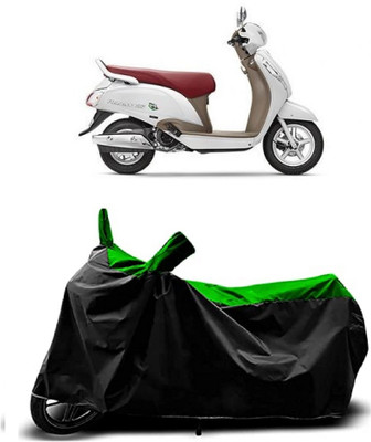 VESMEI Two Wheeler Cover for Suzuki(New Access 125, Green)