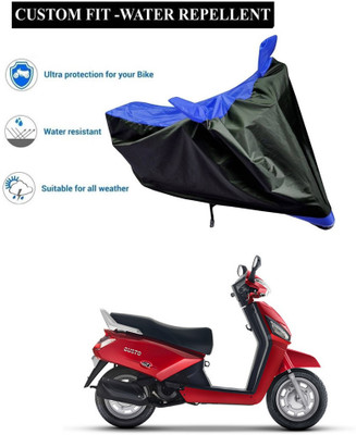 PAGORA Waterproof Two Wheeler Cover for Mahindra(Gusto 125 BS6, Blue, Black)