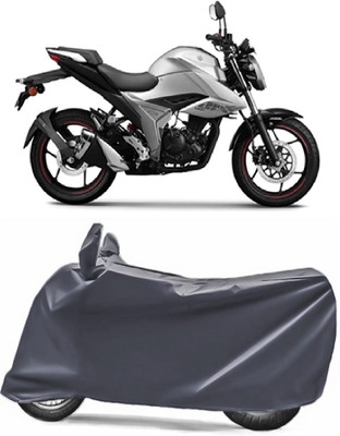 V VINTON Two Wheeler Cover for Suzuki(Gixxer, Grey)