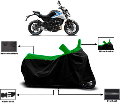 Amexride Two Wheeler Cover for CFMoto(400NK BS6, Green)