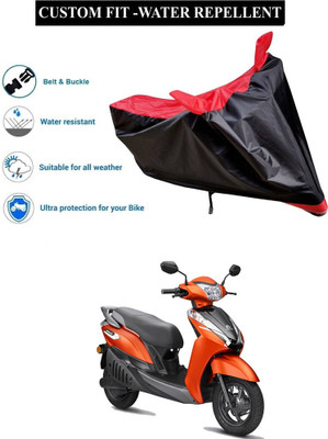 PAGORA Waterproof Two Wheeler Cover for Ampere(Red)