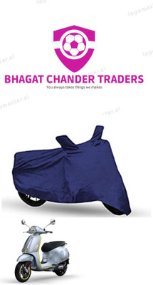 bhagat chander traders Waterproof Two Wheeler Cover for Piaggio(Vespa, Blue)