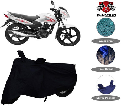 DeepShakshi AUTOMOTIVE Waterproof Two Wheeler Cover for TVS(Sport, Black)