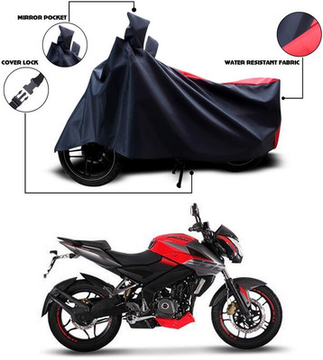SEBONGO Waterproof Two Wheeler Cover for Bajaj(Pulsar 200 NS DTS-i, Blue, Red)
