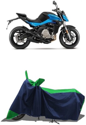 SUGASHRI Waterproof Two Wheeler Cover for CFMoto(650 NK, Green, Blue)