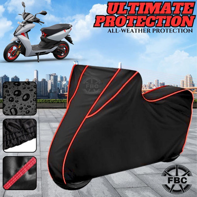 AUTOCAD Waterproof Two Wheeler Cover for Ather(450 X, Black)