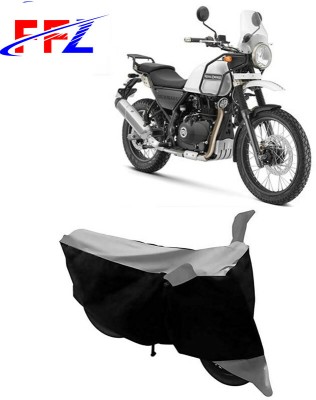 FFZ Waterproof Two Wheeler Cover for Royal Enfield(Himalayan, Black, Grey)