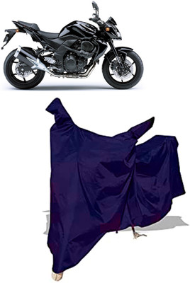 Amexride Two Wheeler Cover for Kawasaki(Z750, Blue)