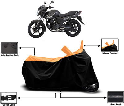 Amexride Two Wheeler Cover for Yamaha(SZ-RR BS6, Orange)