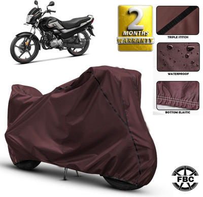 FBC Waterproof Two Wheeler Cover for Hero(Super Splendor, Maroon)