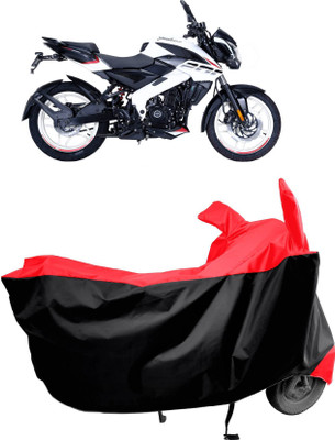 KEDIT Two Wheeler Cover for Bajaj(Pulsar NS200 BS6, Red)