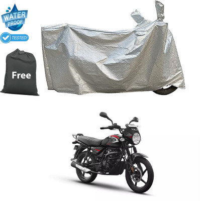 CODOKI Waterproof Two Wheeler Cover for Bajaj(Silver)