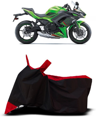 VESMEI Two Wheeler Cover for Kawasaki(Ninja 650, Red)