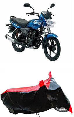 KEDIT Two Wheeler Cover for Bajaj(Platina 125, Red)