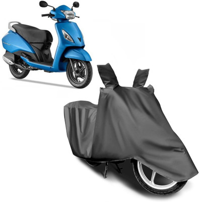 Posso Waterproof Two Wheeler Cover for TVS(Jupiter, Grey)