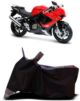 THE REAL ARV Waterproof Two Wheeler Cover for Hyosung(GT650R, Grey)