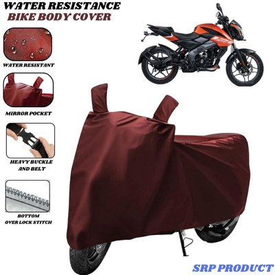 SRP PRODUCT Waterproof Two Wheeler Cover for Bajaj(Pulsar NS125, Maroon)